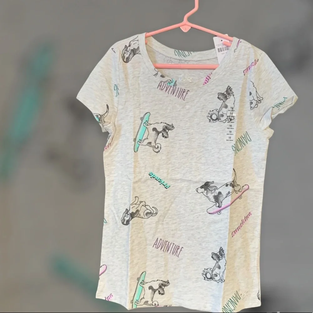 Justice Gray Graphic Short Sleeve Tee-Shirt